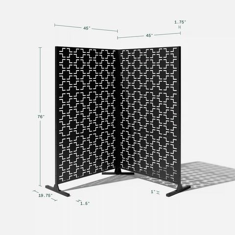 quadra privacy screen set