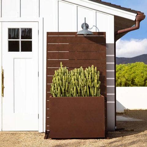 corten span planter