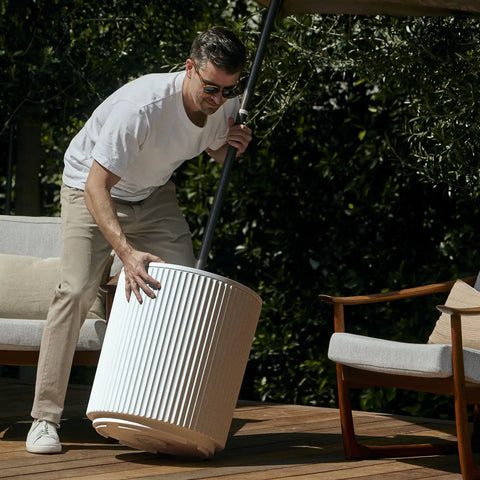 demi shade side table