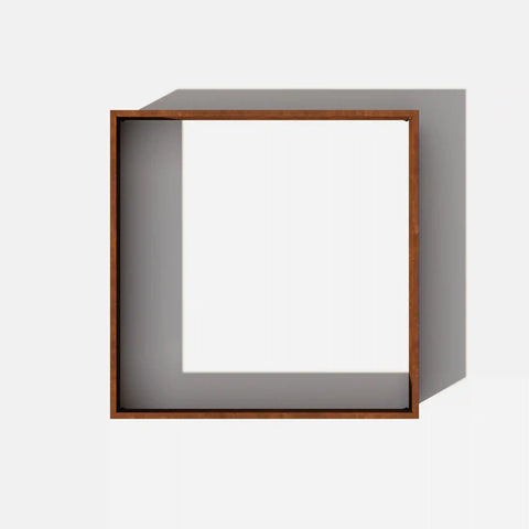 corten garden bed planter