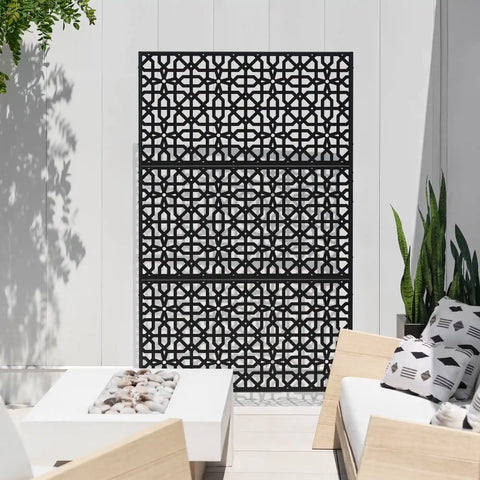 corten parilla privacy screen set