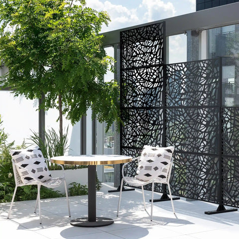 corten web privacy screen set