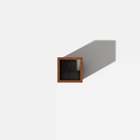corten pedestal planter
