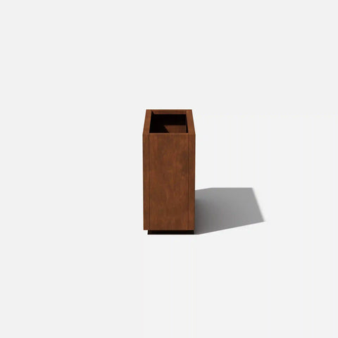 corten span planter