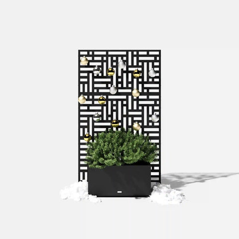 blocks privacy screen set