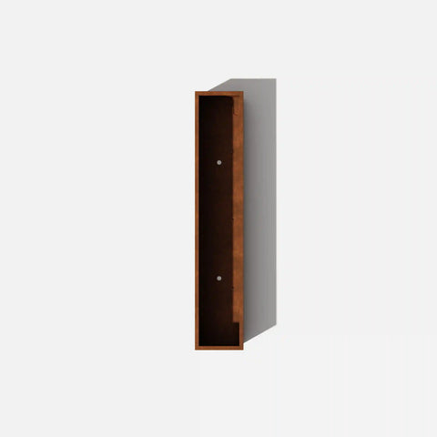 corten window box planter